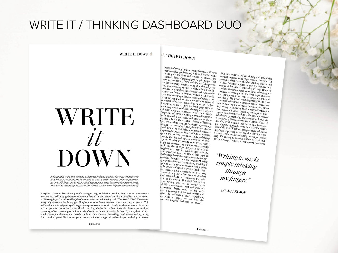 DOWNLOAD - MM16 - WRITE IT / THINKING - DASHBOARD DUO