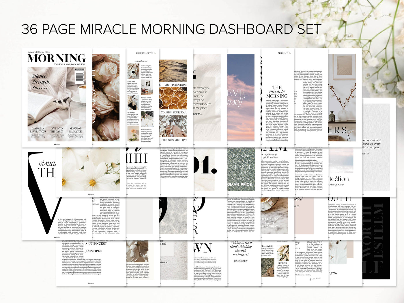 DOWNLOAD - MM00 - MIRACLE MORNING FULL DASHBOARD SET