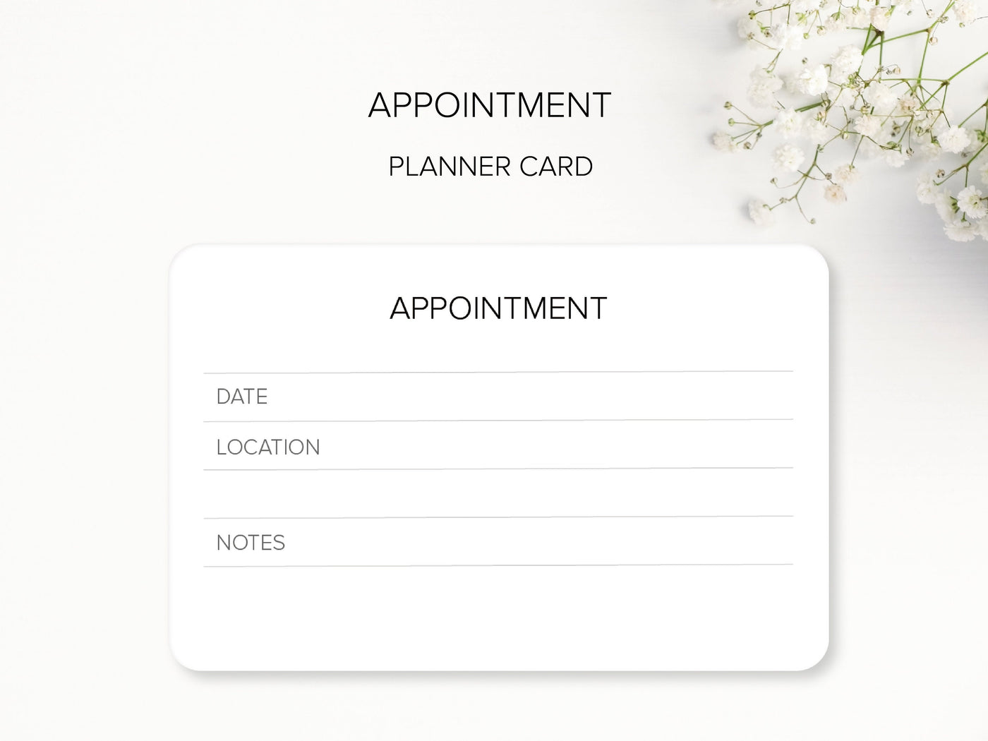 EVERYDAY Functional Planner Cards