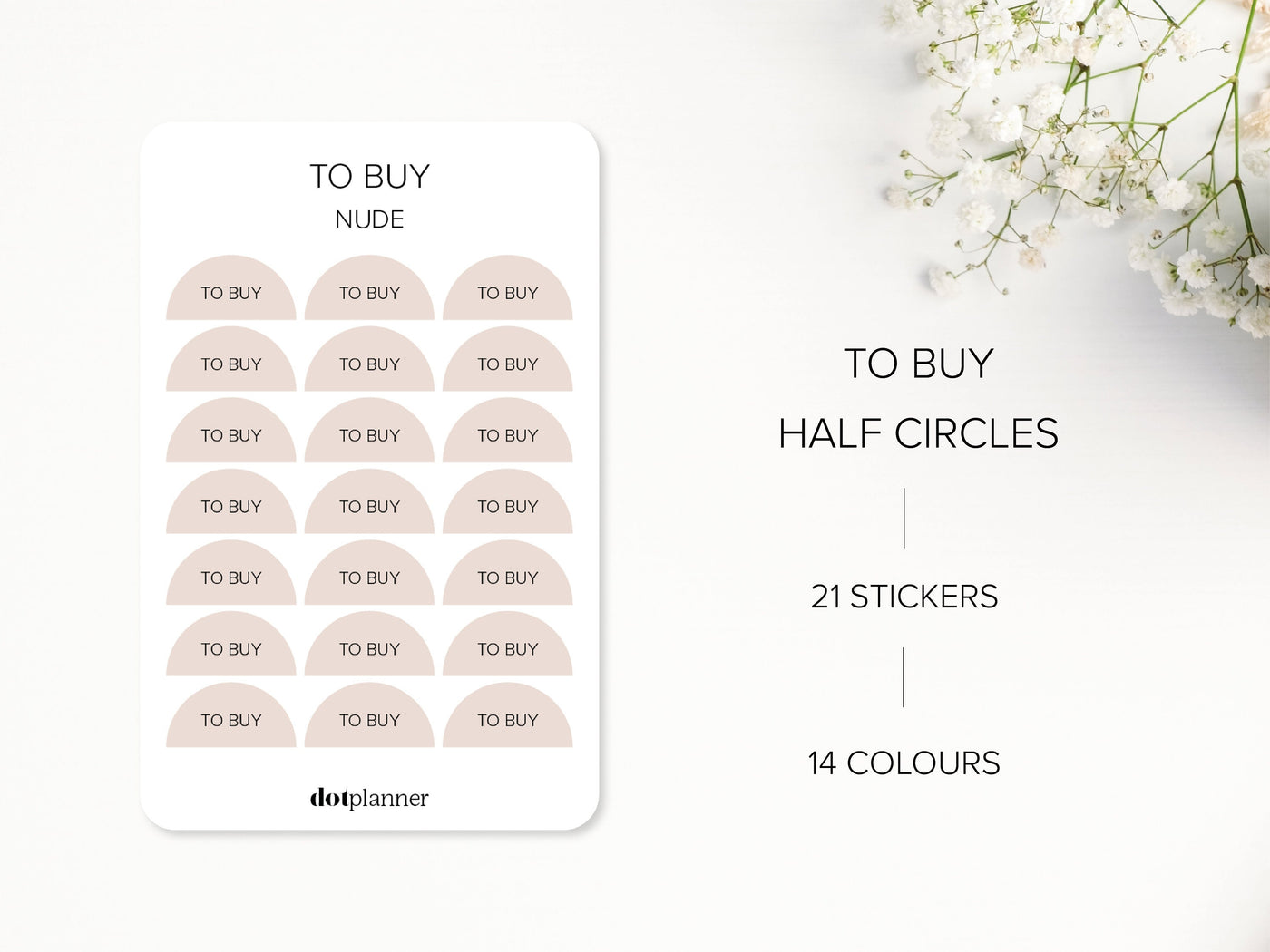 TO BUY - Half Circles