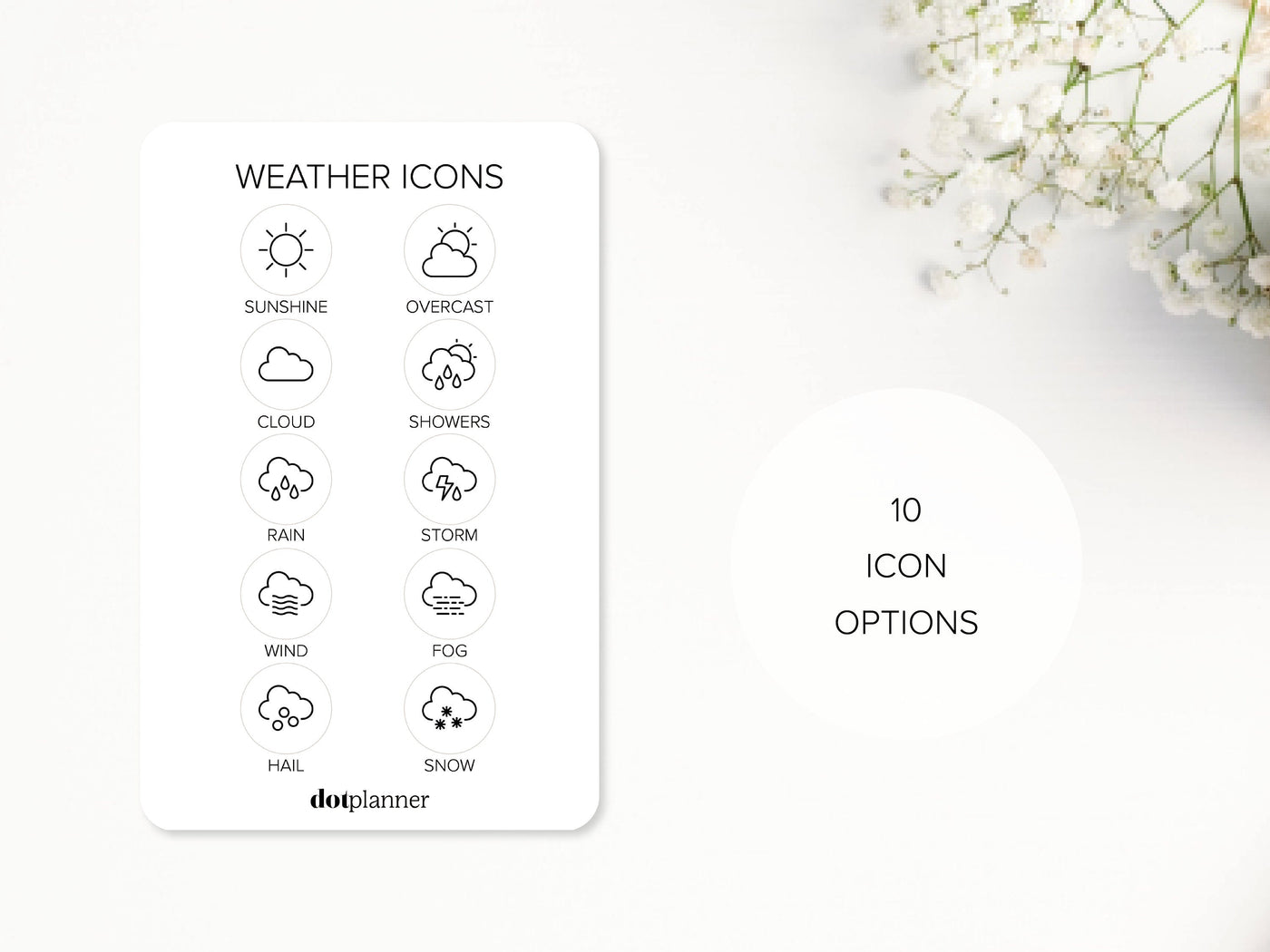 WEATHER - Midi Icons