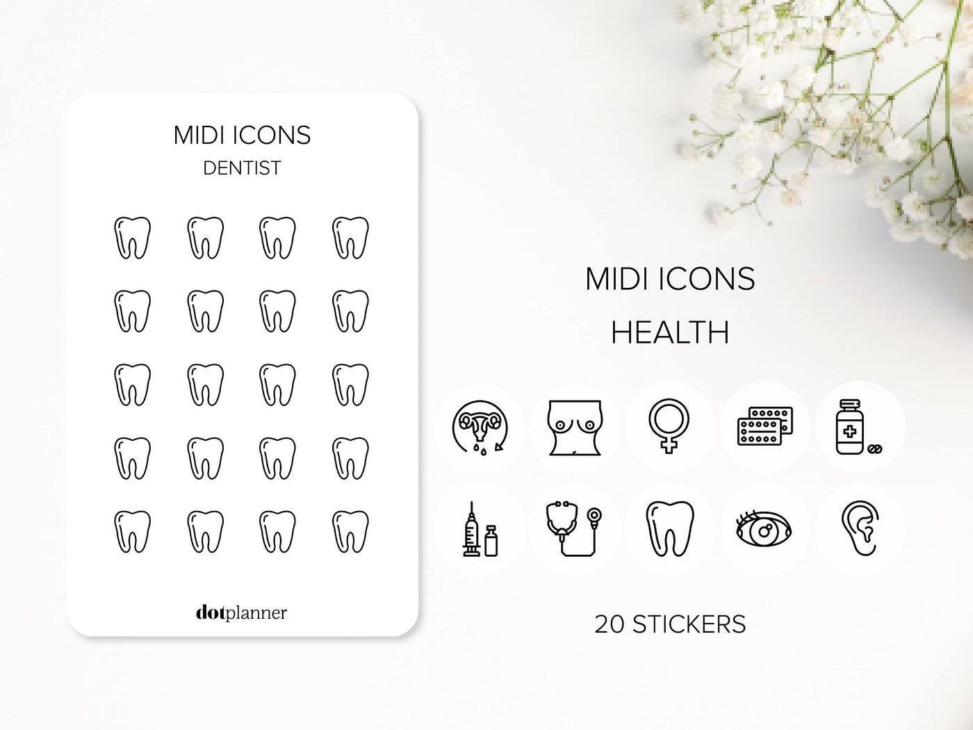 HEALTH - Midi Icons