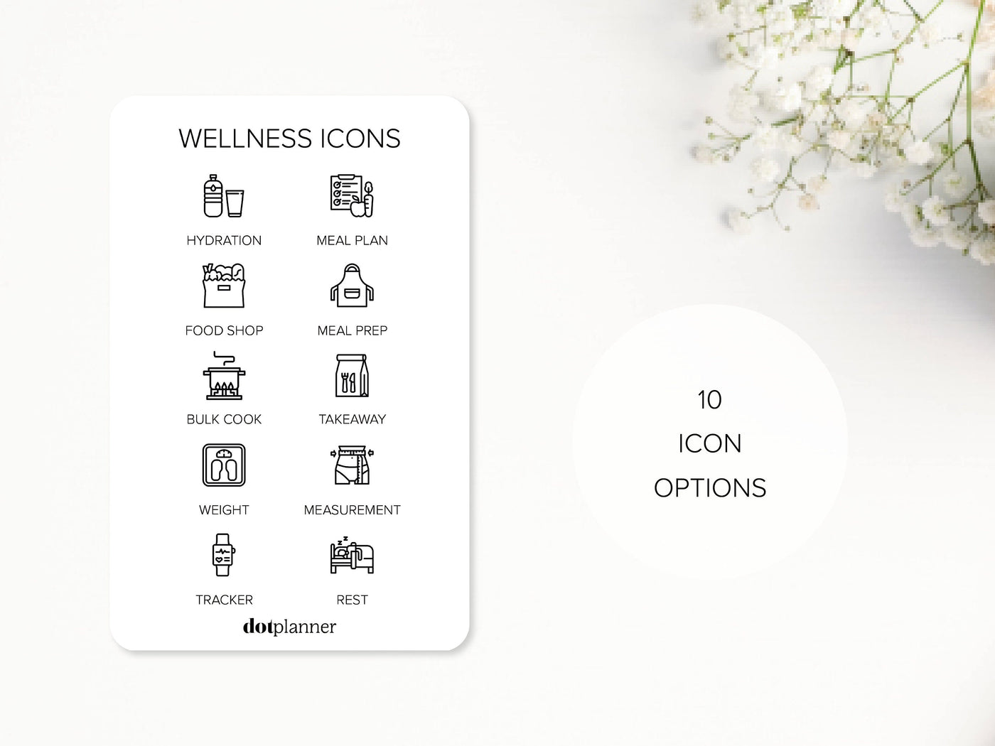 WELLNESS - Mini Icons