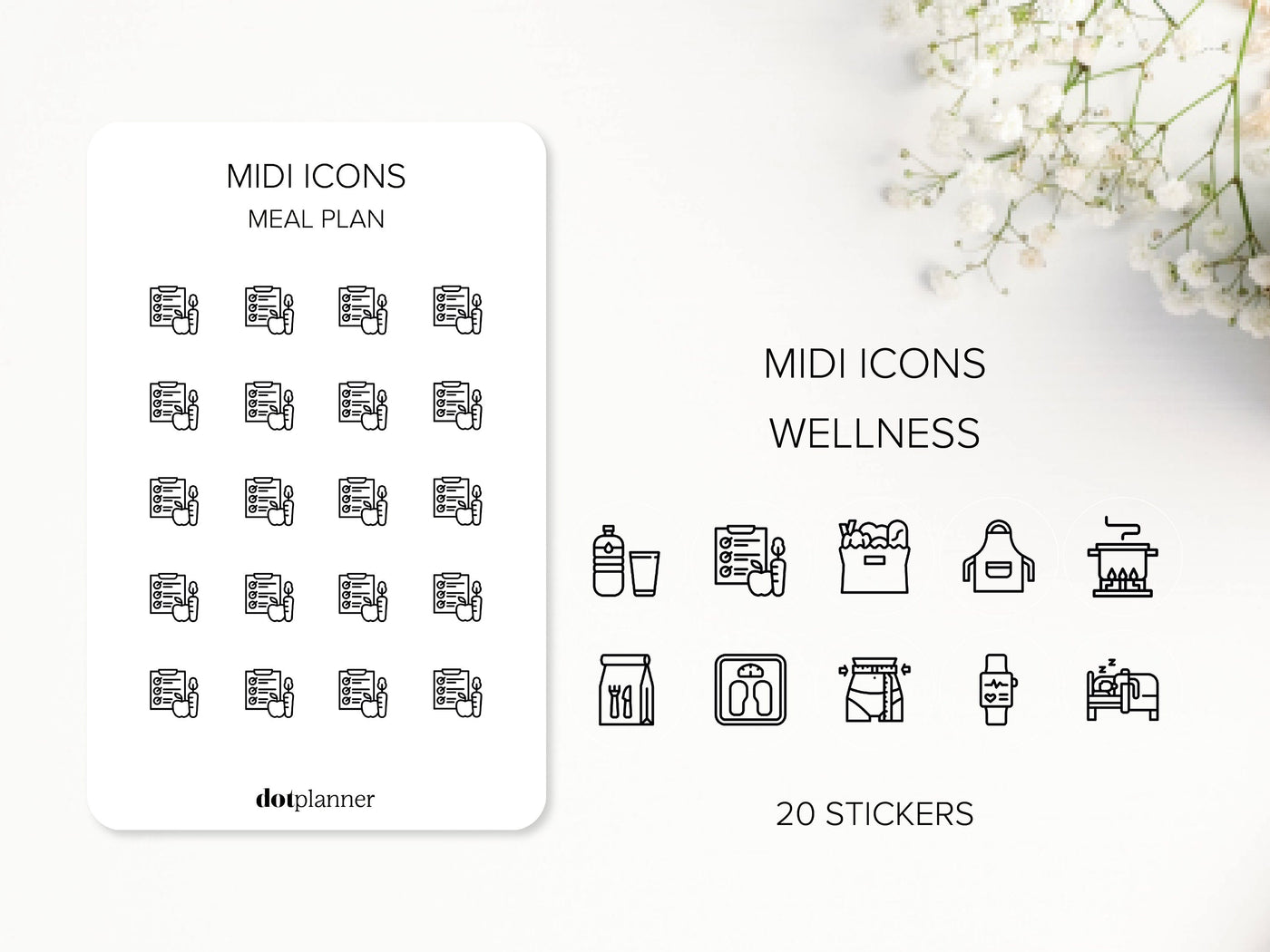 WELLNESS - Midi Icons