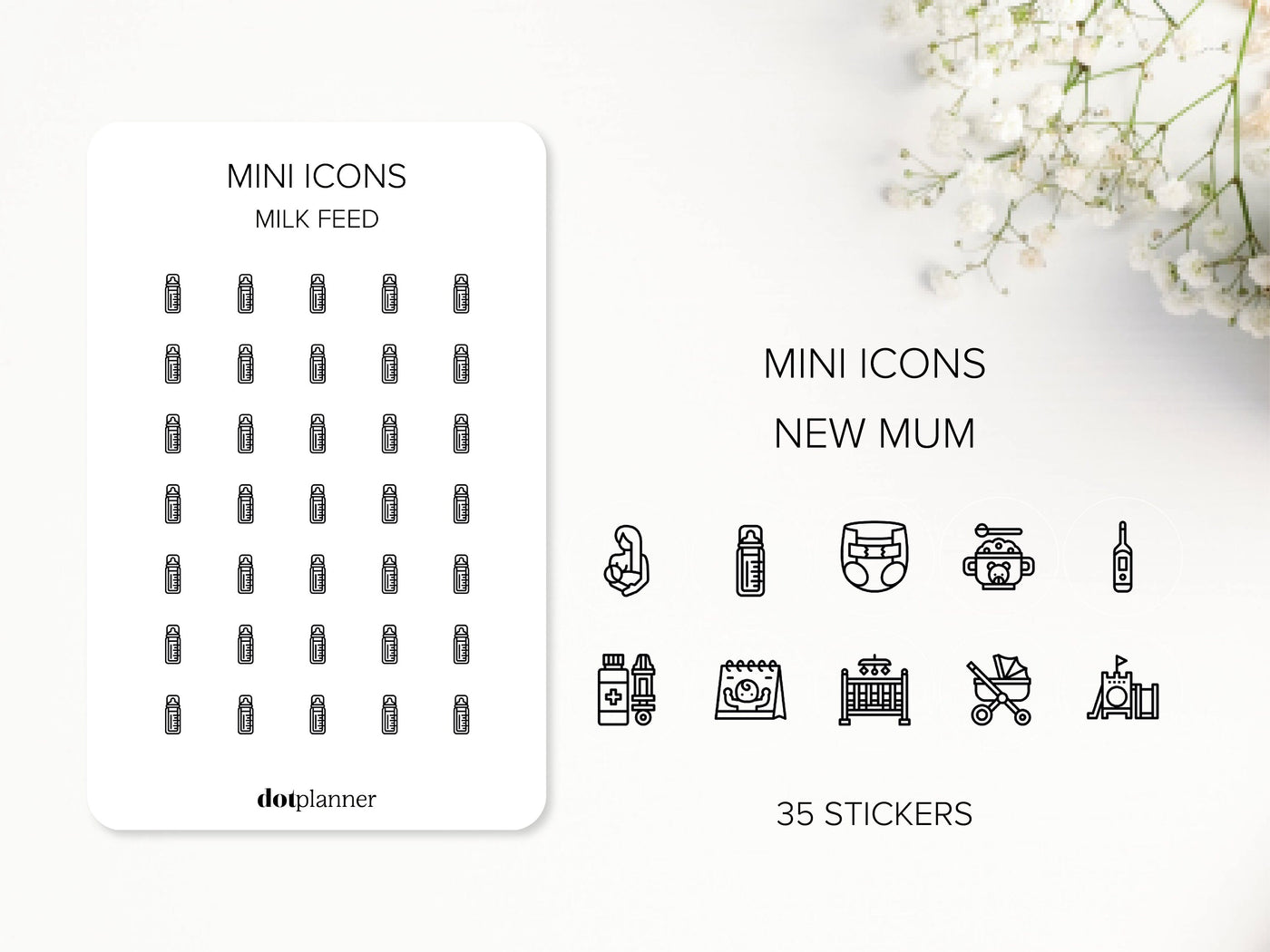 NEW MUM - Mini Icons