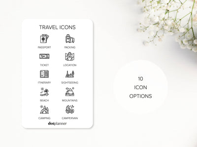 TRAVEL - Mini Icons