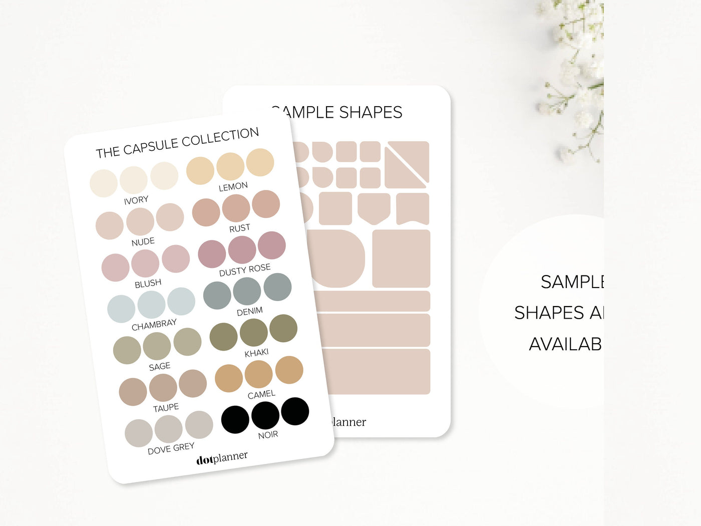 SAMPLE COLOUR PALETTE