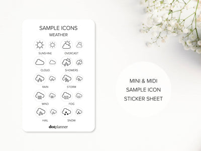 WEATHER - Midi Icons