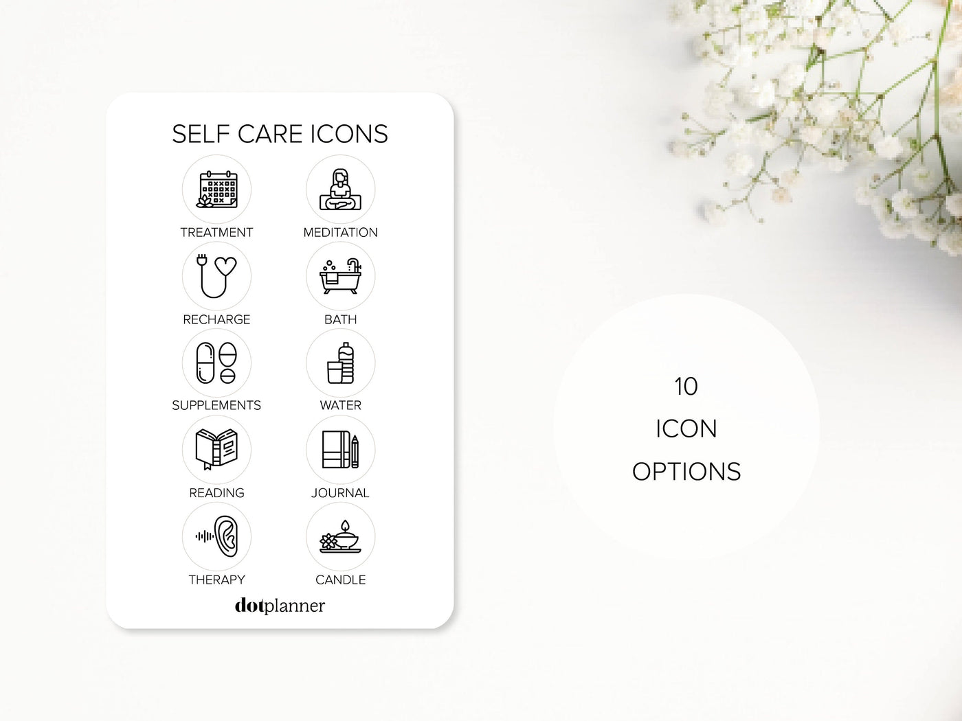 SELF CARE - Midi Icons