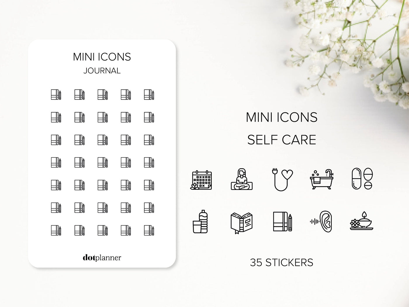 SELF CARE - Mini Icons