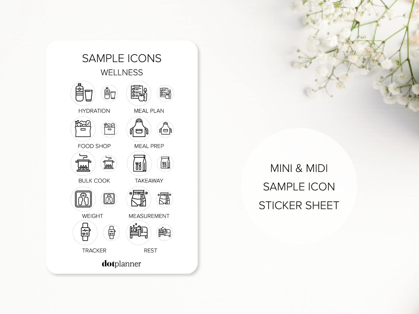 WELLNESS - Mini Icons