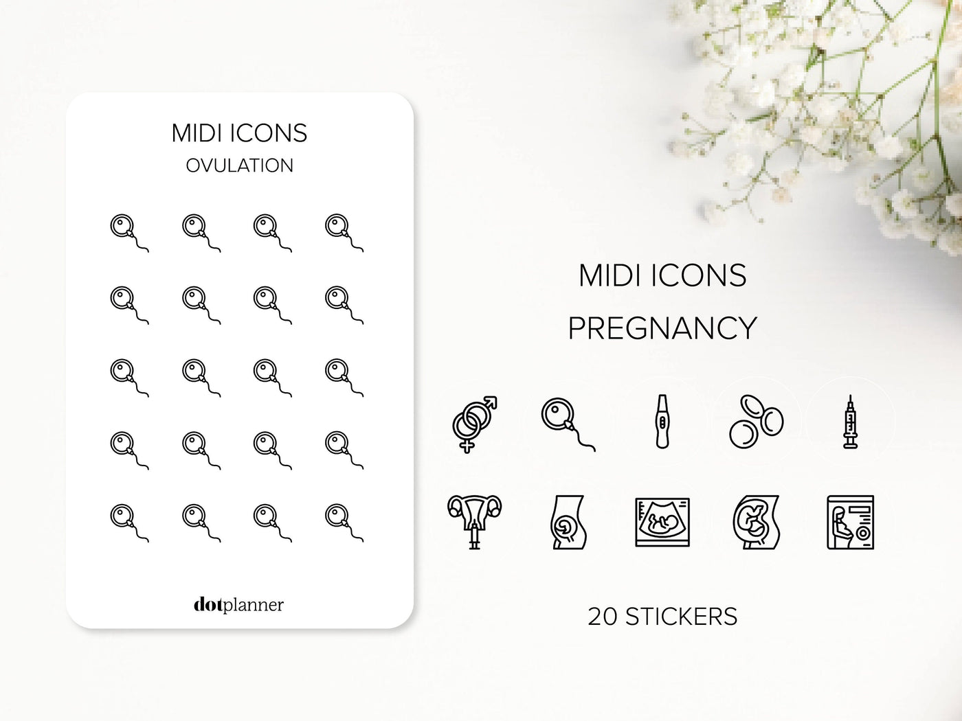 PREGNANCY - Midi Icons