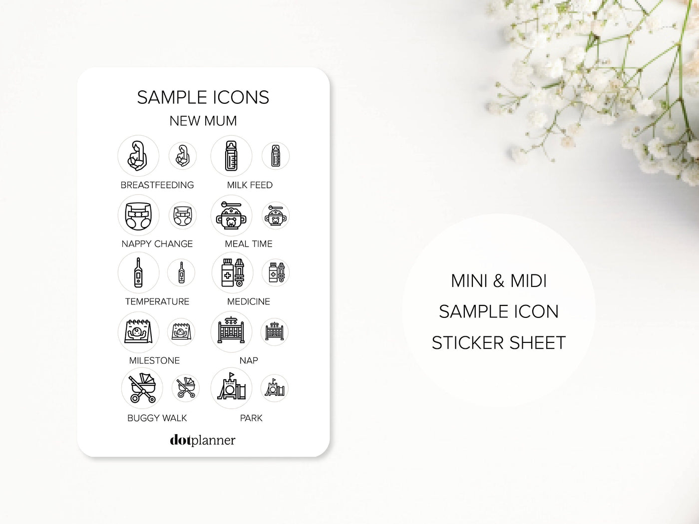 NEW MUM - Mini Icons