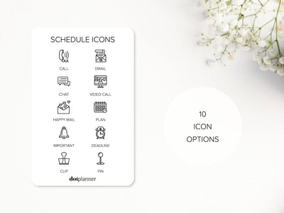 SCHEDULE - Mini Icons