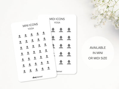 FITNESS Midi Icons Stickers