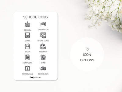 SCHOOL - Mini Icons