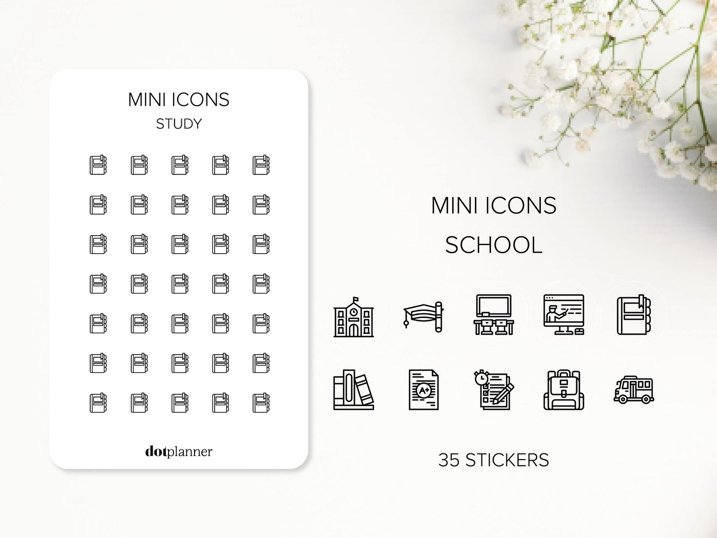 SCHOOL - Mini Icons